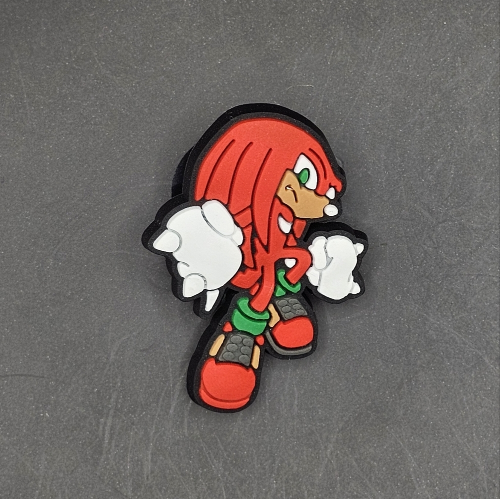 (5/$15) Knuckles Croc Charm - Picture 1 of 2